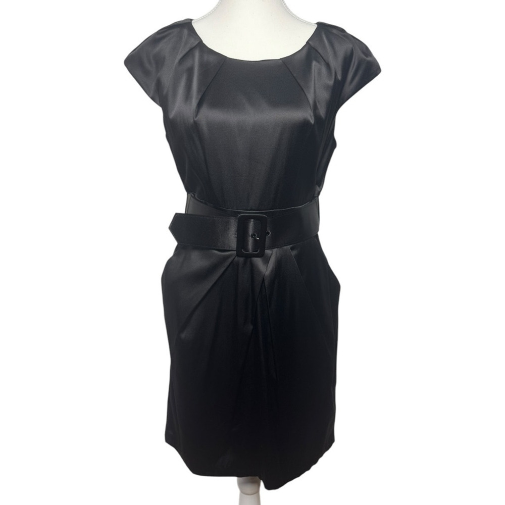 Vintage Pompous Girly Dress Juniors 7 Black Cocktail Party LBD Party Y2K Bratz